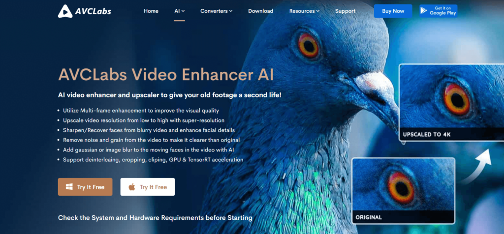 AVCLabs Video Enhancer AI