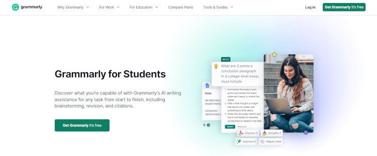 Grammarly for Students