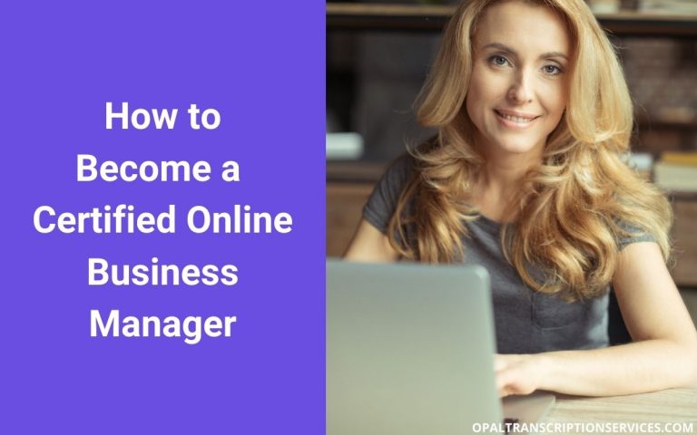 Online Business Manager (OBM) Training and Certification: Why Get Certified?