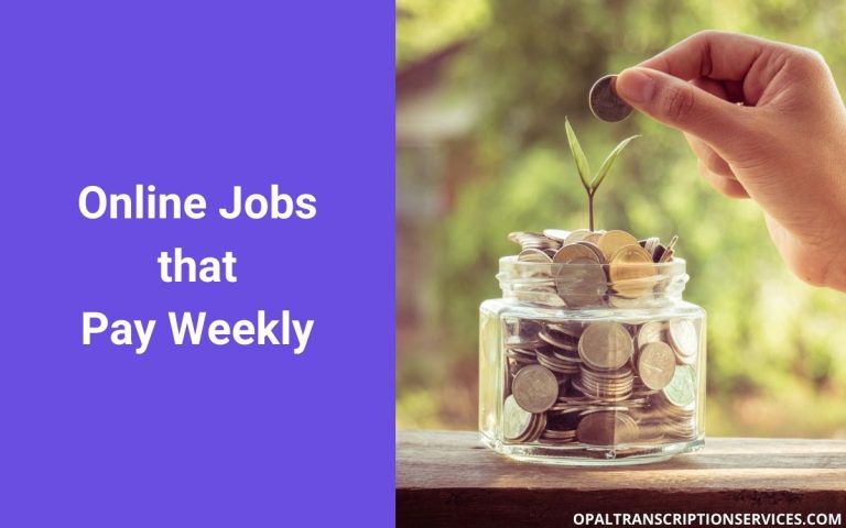 31 Online Jobs that Pay Weekly with PayPal (Legitimate)