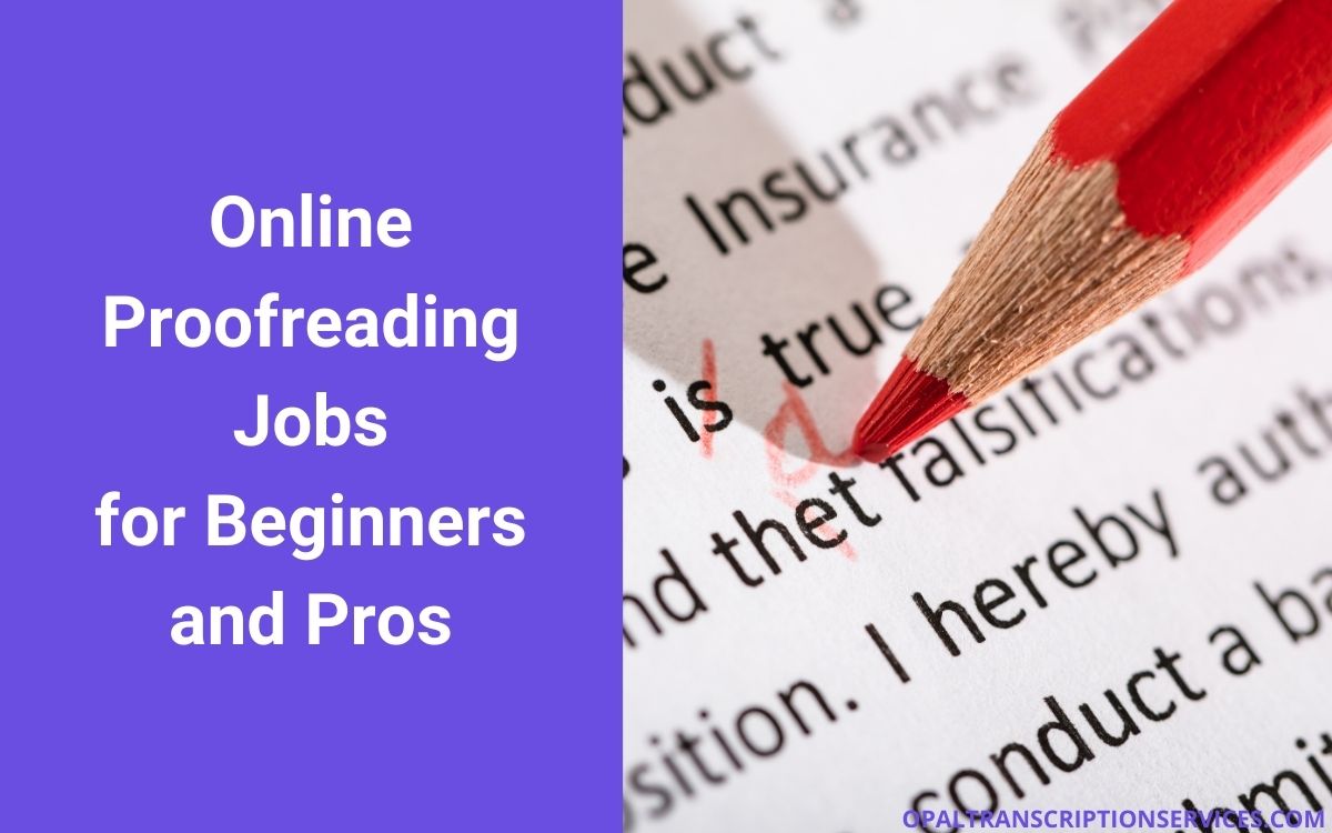 online proofreading jobs from home no experience