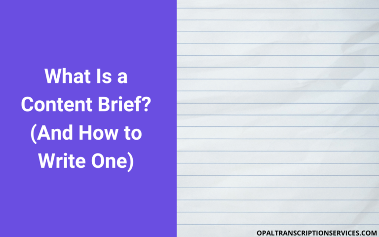 What Is a Content Brief? (And How to Write One)